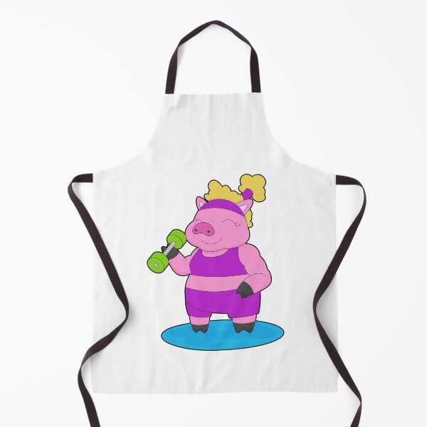 Item preview, Pig Bodybuilder Dumbbell Bodybuilding designed and sold by Snabdesign84.