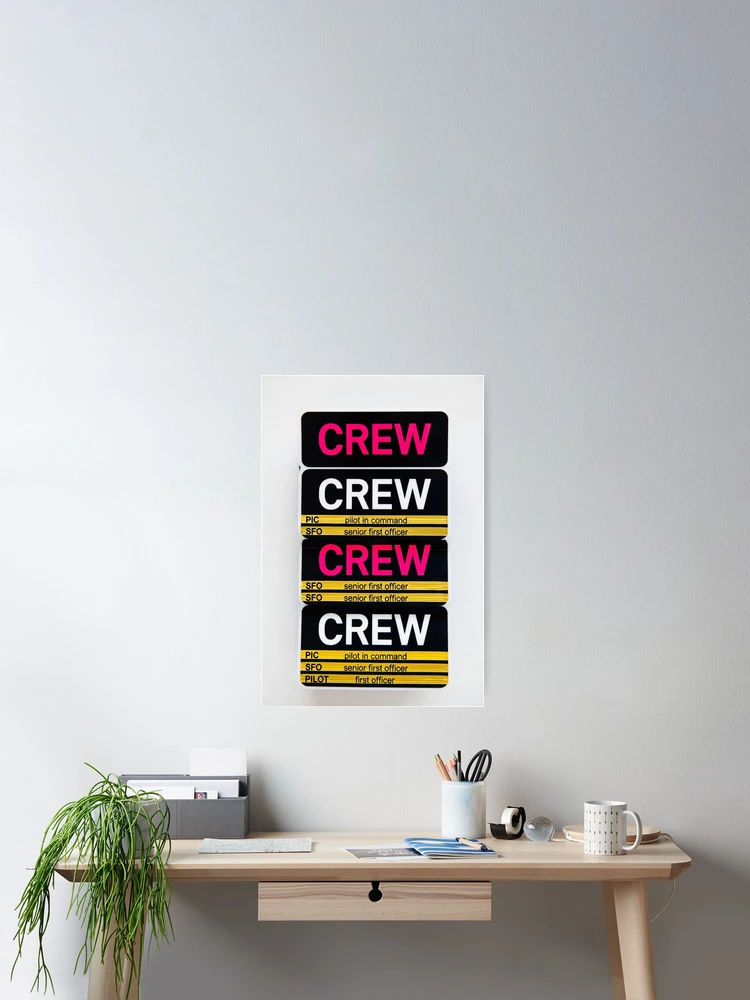 Thumbnail 2 of 3, Poster, Crew Commander Ranks designed and sold by jsjsumter7.