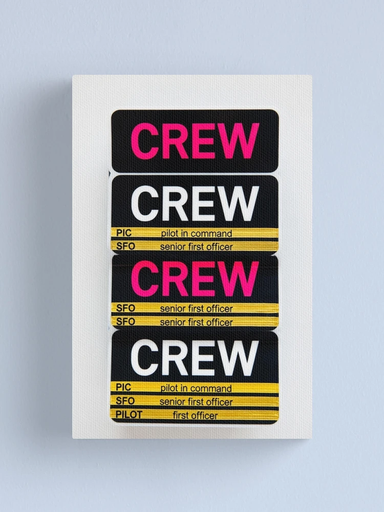 Thumbnail 1 of 3, Canvas Print, Crew Commander Ranks designed and sold by jsjsumter7.