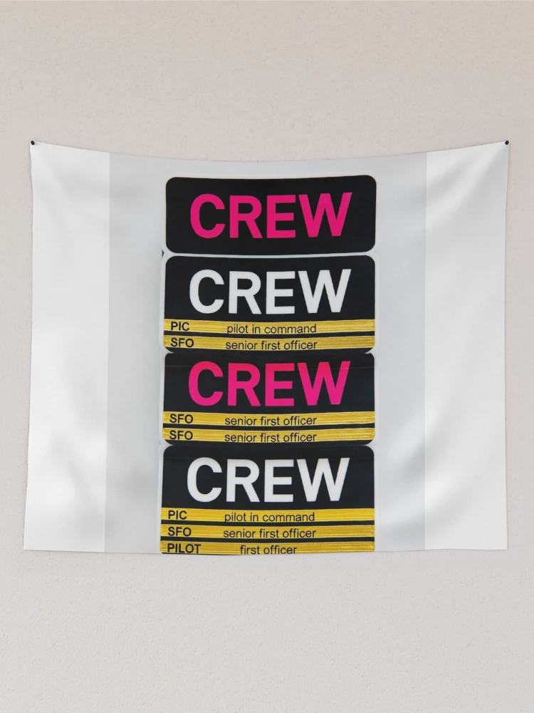 Thumbnail 2 of 3, Tapestry, Crew Commander Ranks designed and sold by jsjsumter7.