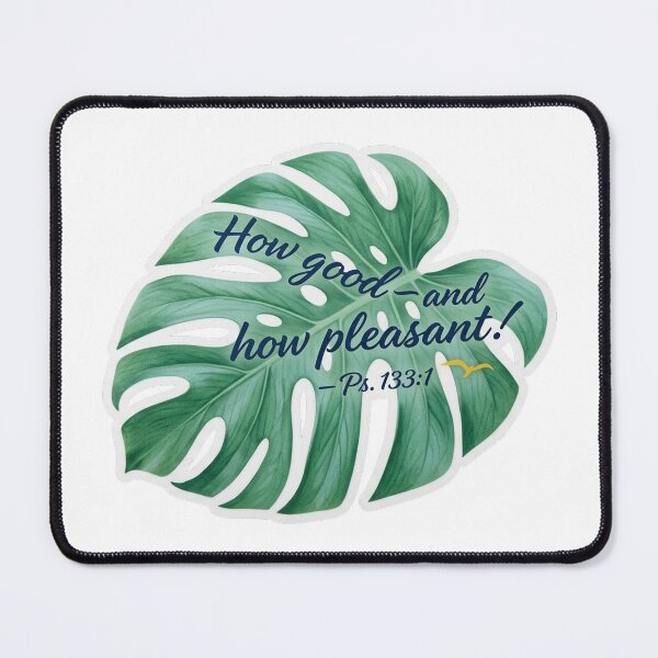 Item preview, Panama 2026 International Convention Monstera Leaf Psalm 133:1 "How Good and How Pleasant" Tropical Unity Art designed and sold by Alpha-capital.