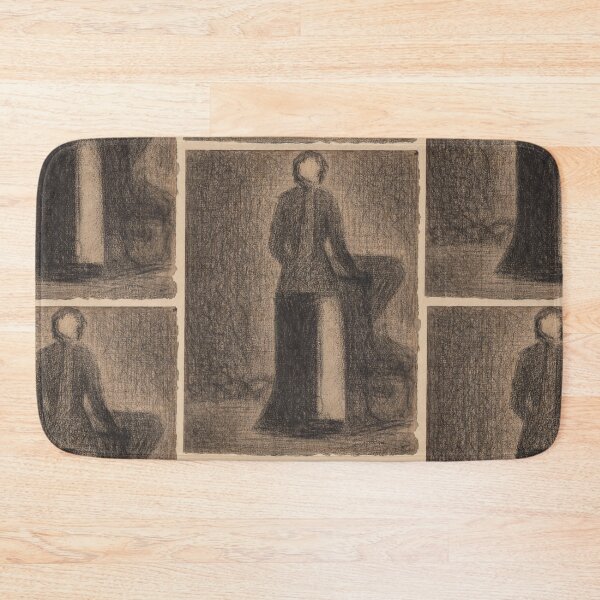 Item preview, Nurse With a Child S Carriage by Georges Seurat: Neo Impressionist Poster designed and sold by artofuniverse.