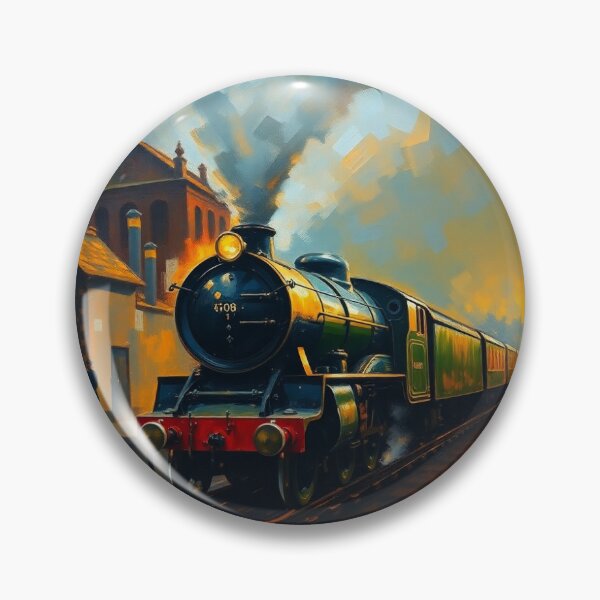 Item preview, A steam train in Bristol. designed and sold by oldMastersofart.