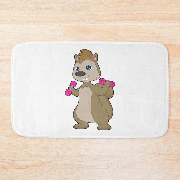 Item preview, Squirrel Bodybuilder Dumbbells Bodybuilding designed and sold by Snabdesign84.