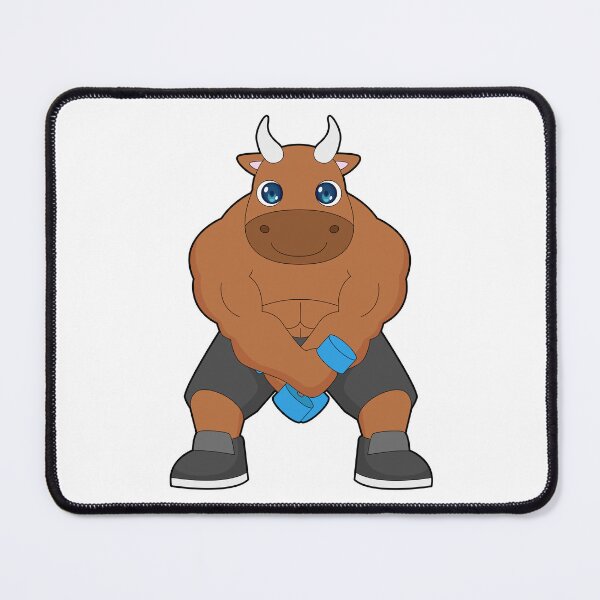 Item preview, Bull Bodybuilder Dumbbell Bodybuilding designed and sold by Snabdesign84.