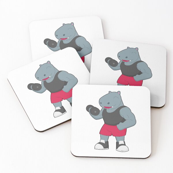Item preview, Hippo Bodybuilder Dumbbell Bodybuilding designed and sold by Snabdesign84.