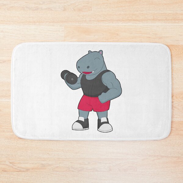 Item preview, Hippo Bodybuilder Dumbbell Bodybuilding designed and sold by Snabdesign84.