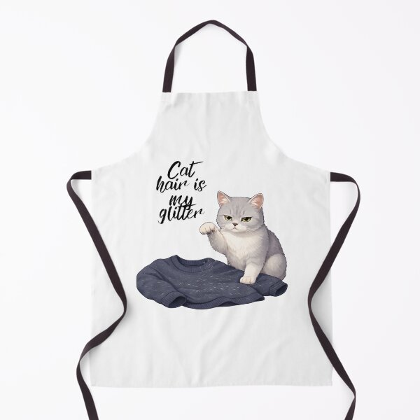 Item preview, Cat Hair Is My Glitter Funny Cat Lover Design designed and sold by YasochkaCatsArt.