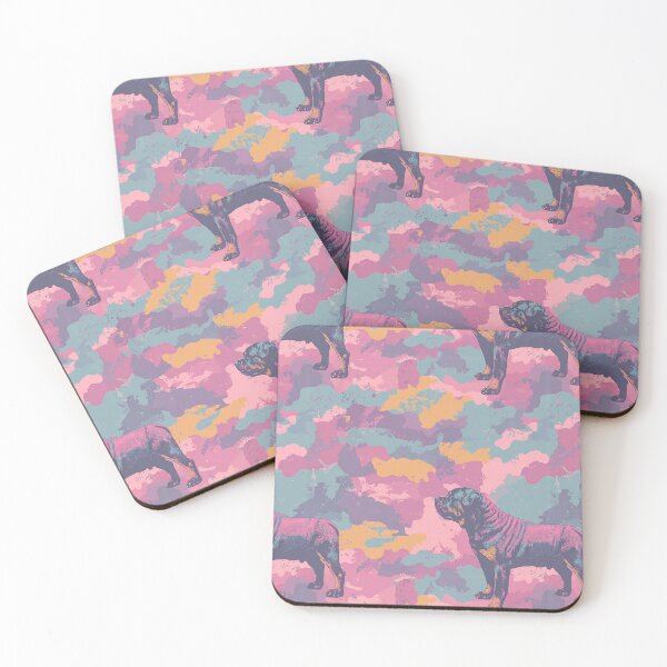 Item preview, Colorful Woodland Dog Camo Pattern  - Best Gifts For Mom designed and sold by RoyalStarsPatts.