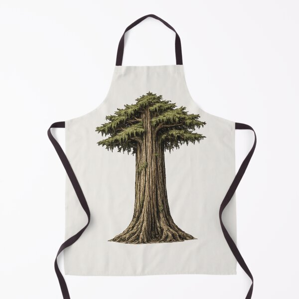 Item preview, Western Redcedar – Old Growth Tree Illustration designed and sold by Ombrya.