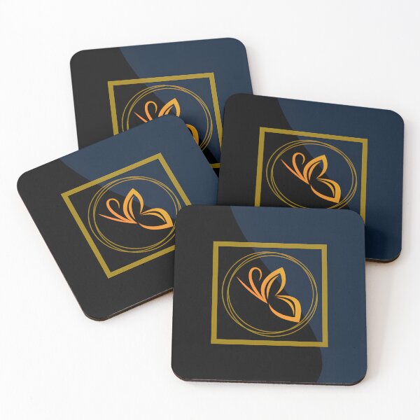 Item preview, Luxury Golden Butterfly Logo | Elegant Minimal Premium Brand Symbol (PNG) designed and sold by MCV-Designs.