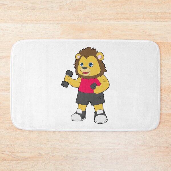 Item preview, Lion Bodybuilder Dumbbells Bodybuilding designed and sold by Snabdesign84.
