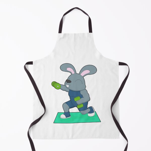 Item preview, Rabbit Bodybuilder Dumbbells Bodybuilding designed and sold by Snabdesign84.