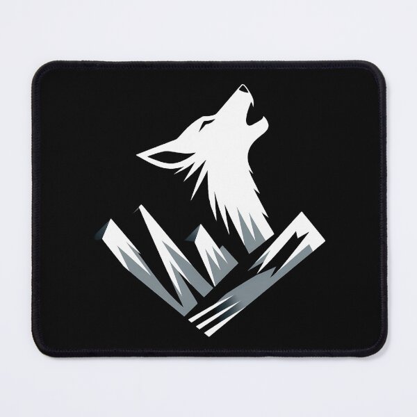Item preview, Howling Mountain – Negative Space Wolf – Minimalist Wildlife designed and sold by Phetuvov.