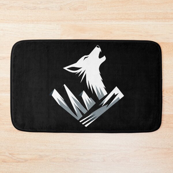 Item preview, Howling Mountain – Negative Space Wolf – Minimalist Wildlife designed and sold by Phetuvov.