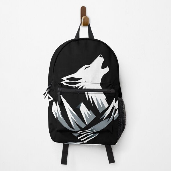 Item preview, Howling Mountain – Negative Space Wolf – Minimalist Wildlife designed and sold by Phetuvov.