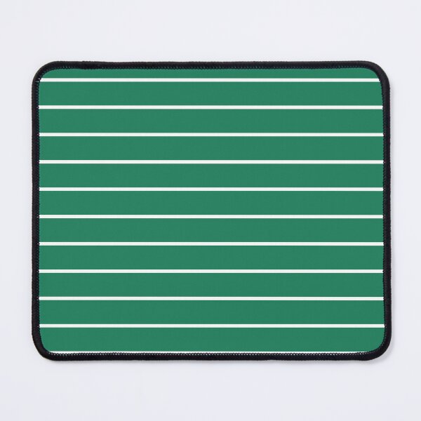 Item preview, Green And White horizontal Pinstripes Pattern designed and sold by pattern-archive.