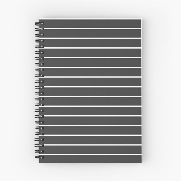 Item preview, Gray And White horizontal Pinstripes Pattern designed and sold by pattern-archive.