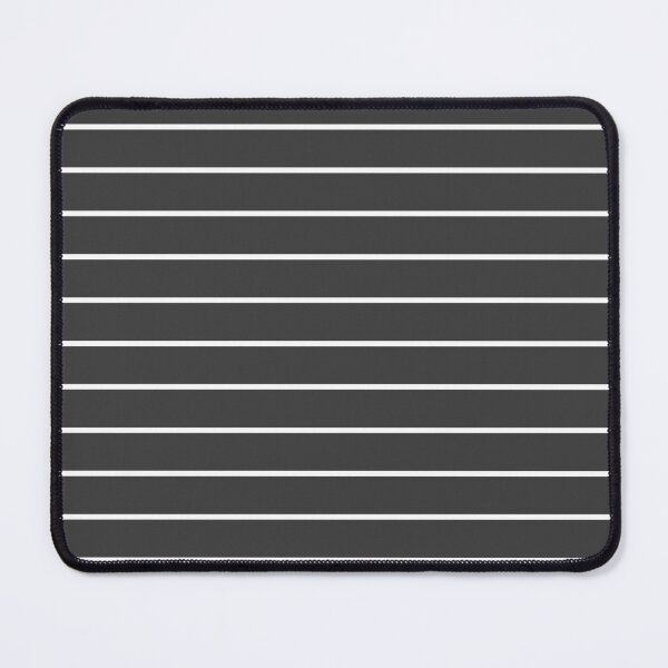 Item preview, Gray And White horizontal Pinstripes Pattern designed and sold by pattern-archive.