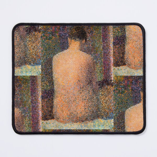 Item preview, Seated Nude 2 by Georges Seurat: Neo Impressionist Pointillist Figurative Poster designed and sold by artofuniverse.