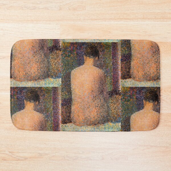 Item preview, Seated Nude 2 by Georges Seurat: Neo Impressionist Pointillist Figurative Poster designed and sold by artofuniverse.