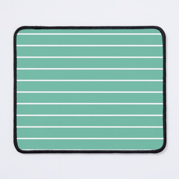 Item preview, Pastel Green And White horizontal Pinstripes Pattern designed and sold by pattern-archive.