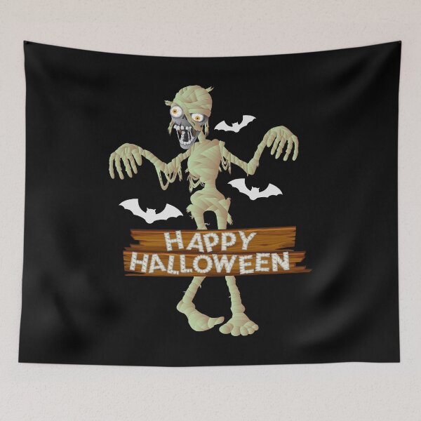 Item preview, Mummy Scary and Spooky Happy Halloween Fun Graphic designed and sold by SassyYetClassy.