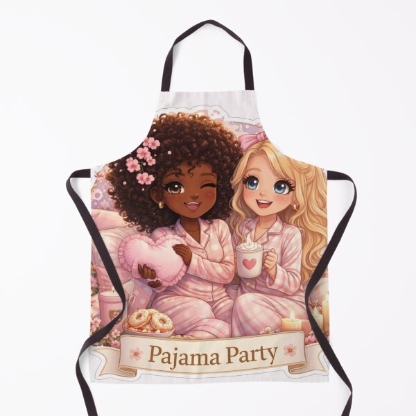Item preview, Pajama Party| Cute Best Friends Sleepover Aesthetic | Cozy BFF Night Illustration designed and sold by PrincSaraStudio.