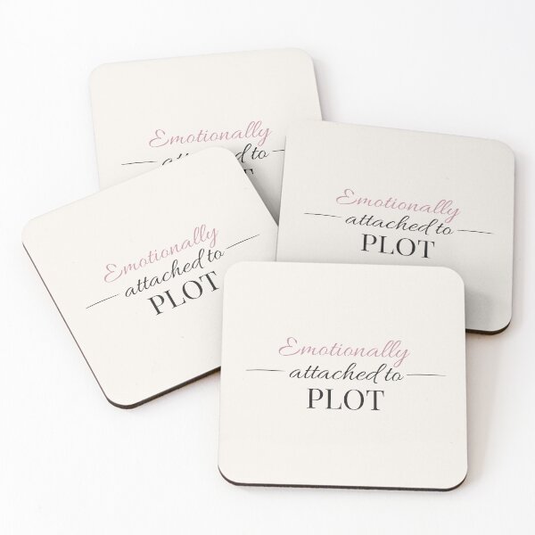 Item preview, Emotionally Attached to Plot - Booktok x Romance Reader Aesthetic designed and sold by Inkbound Co.