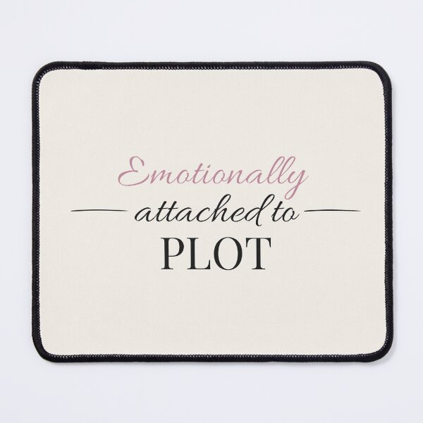 Item preview, Emotionally Attached to Plot - Booktok x Romance Reader Aesthetic designed and sold by Inkbound Co.