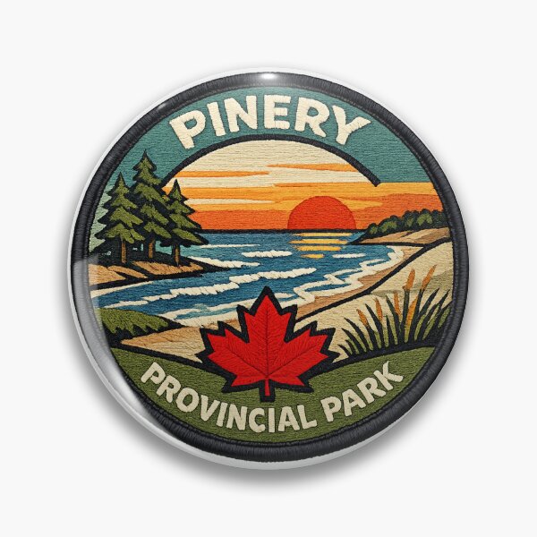 Item preview, Pinery Provincial Park Vintage Patch designed and sold by CompassLake.