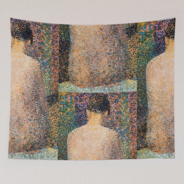 Item preview, Seated Nude 3 by Georges Seurat: Neo Impressionist Pointillist Fine Art Print designed and sold by artofuniverse.