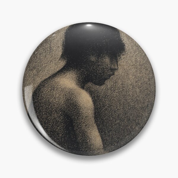 Item preview, Seated Nude Study for Une Baignade by Georges Seurat: Neo Impressionist Poster designed and sold by artofuniverse.