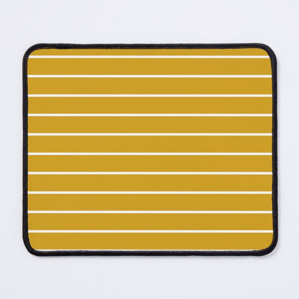 Item preview, Mustard And White horizontal Pinstripes Pattern designed and sold by pattern-archive.