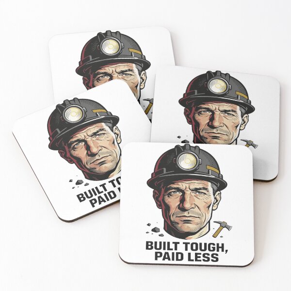 Item preview, Built Tough Paid Less Shirt – Blue Collar Worker Humor Design designed and sold by RoseRoma.