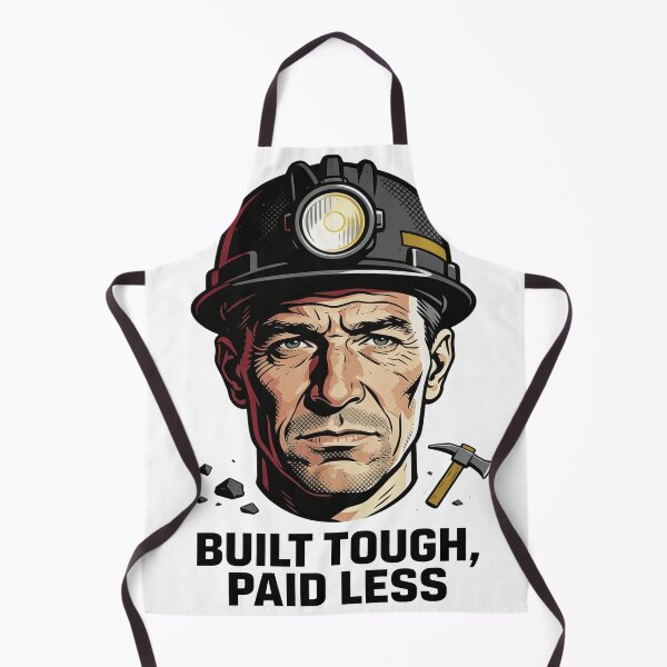 Item preview, Built Tough Paid Less Shirt – Blue Collar Worker Humor Design designed and sold by RoseRoma.