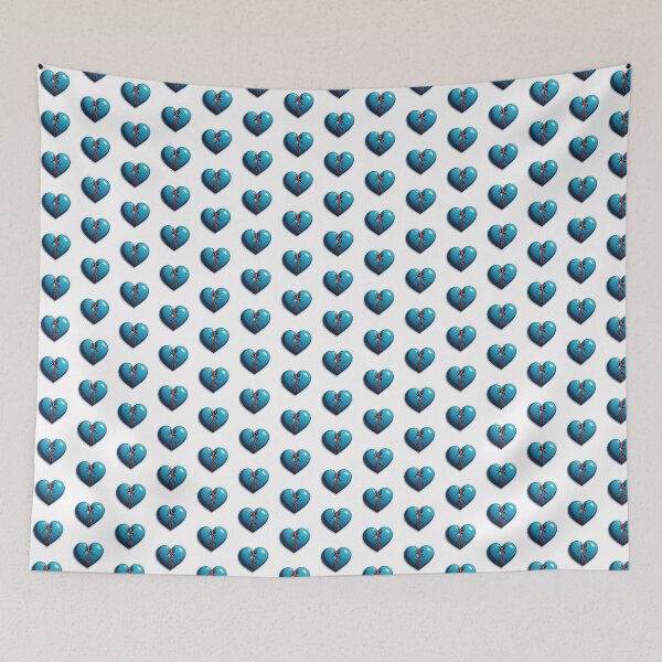 Item preview, Red and Blue Heart Illustration designed and sold by tim tal.