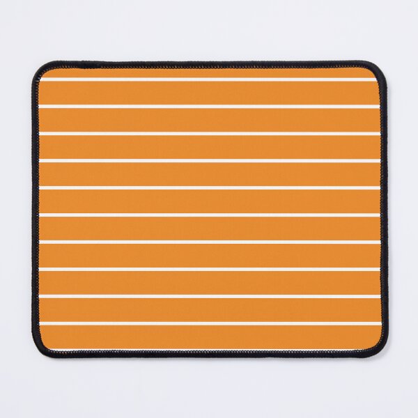 Item preview, Orange And White horizontal Pinstripes Pattern designed and sold by pattern-archive.