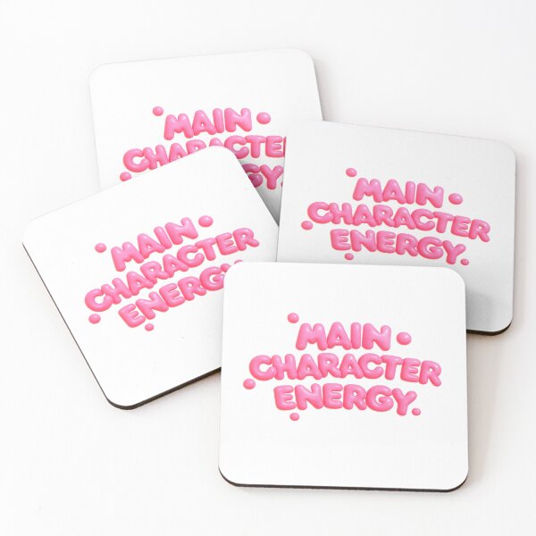 Item preview, Main Character Energy Bubble Typography designed and sold by tviyluv.