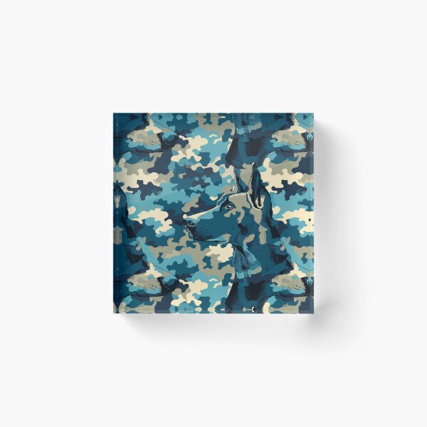 Item preview, Bold Army Dog Camo Texture  - Birthday Gift For Wife designed and sold by RoyalStarsPatts.