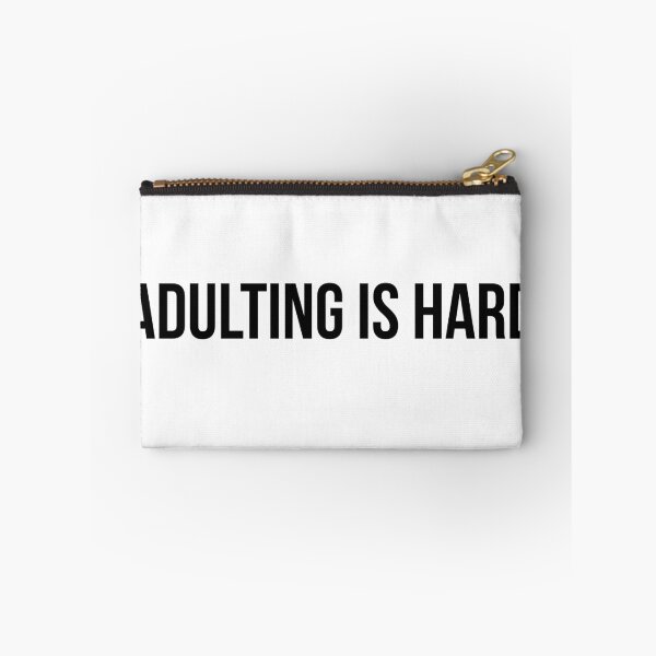 Item preview, Adulting Is Hard T-Shirt - Funny Sarcastic Gift designed and sold by Malented.