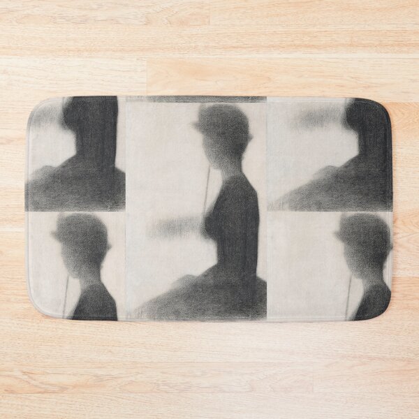 Item preview, Seated Woman With a Parasol by Georges Seurat: Minimalist Pointillist Poster designed and sold by artofuniverse.