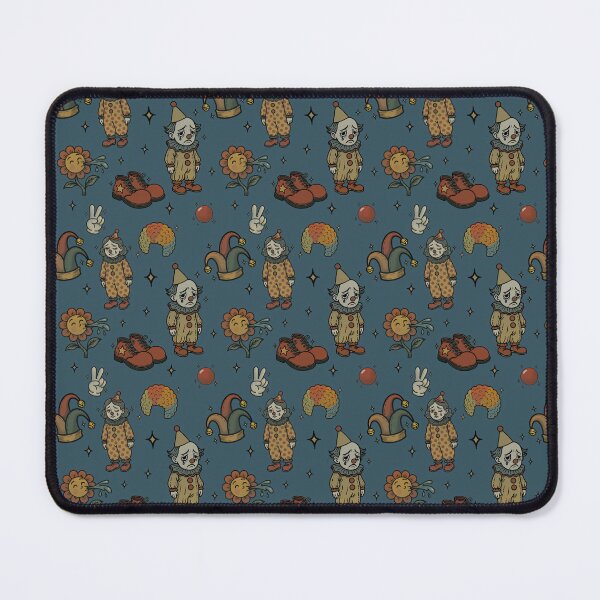 Item preview, Vintage Clowncore Seamless Pattern – Retro Circus designed and sold by LaPolilladPapel.