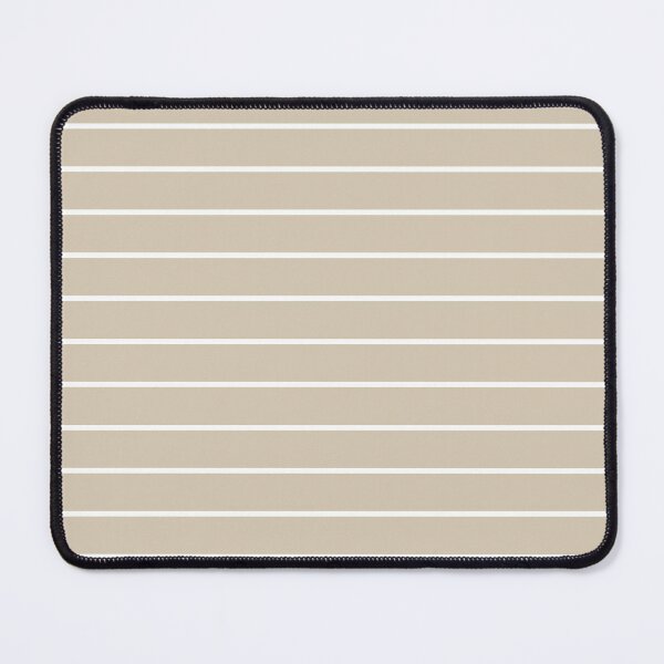 Item preview, Sand And White horizontal Pinstripes Pattern designed and sold by pattern-archive.