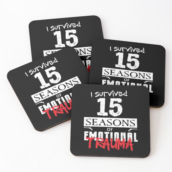 Item preview, I Survived 15 Seasons Of Emotional Trauma Funny Supernatural Fan designed and sold by Say It With Ink.
