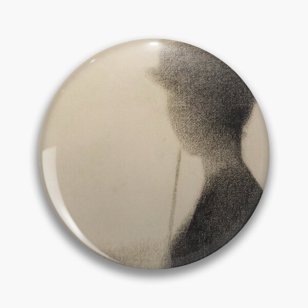 Item preview, Seated Woman With a Parasol by Georges Seurat: Minimalist Pointillist Poster designed and sold by artofuniverse.