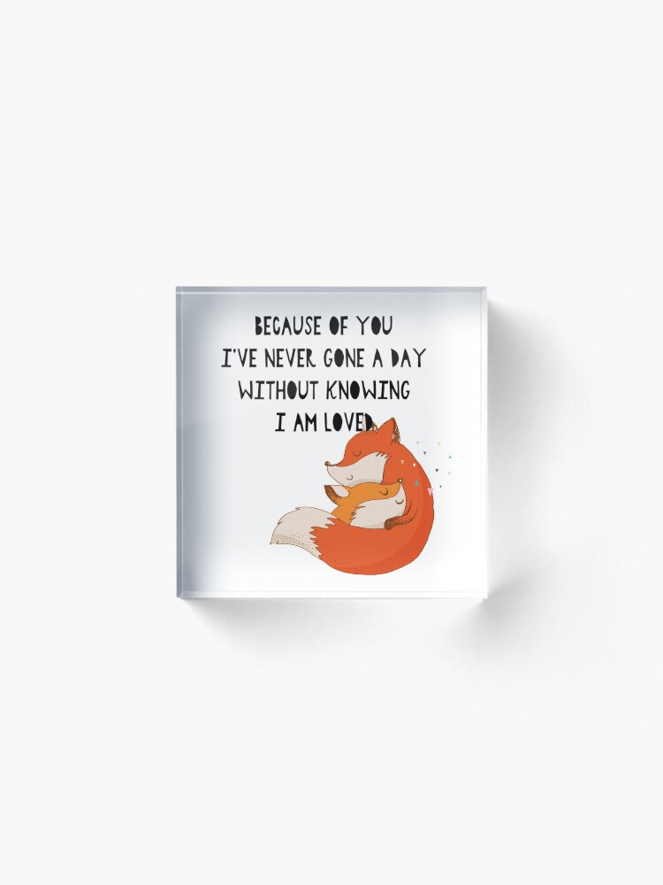 Alternate view of A Mother's Love Acrylic Block