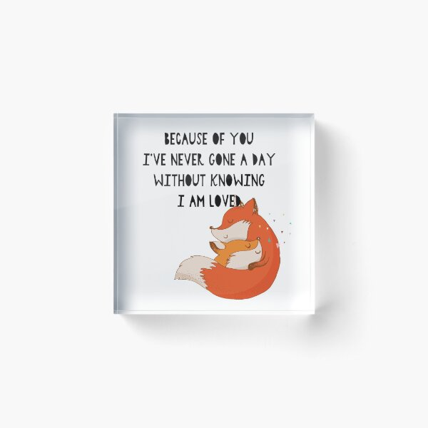 A Mother's Love Acrylic Block
