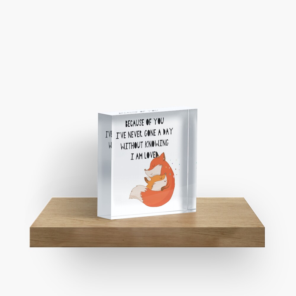A Mother's Love Acrylic Block