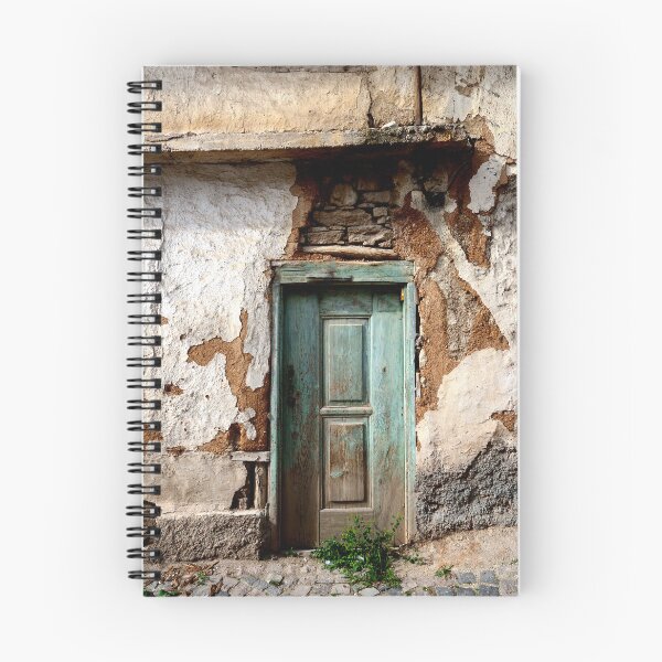 Item preview, Rustic Old Door with Weathered Wall Texture designed and sold by onubi.